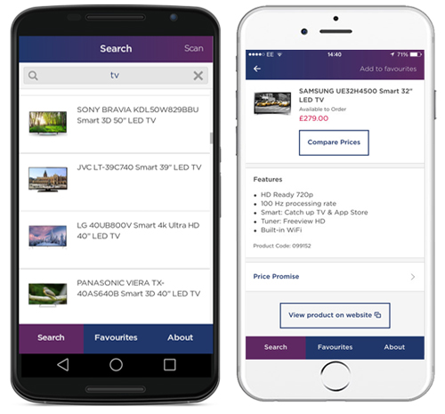 Currys Mobile Application