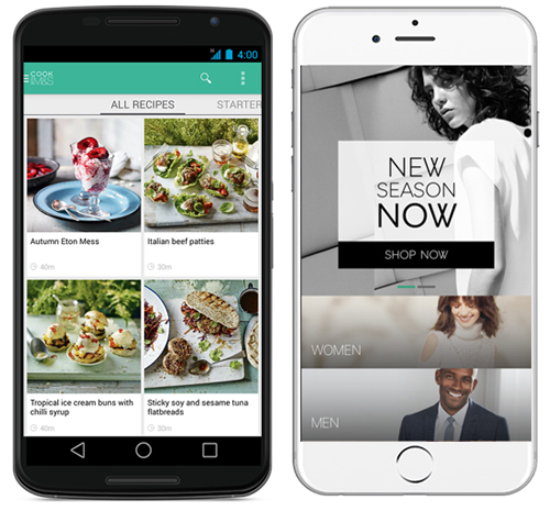 Marks and Spencer mobile app