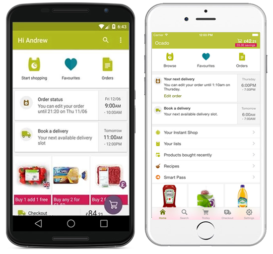 Ocado Mobile app